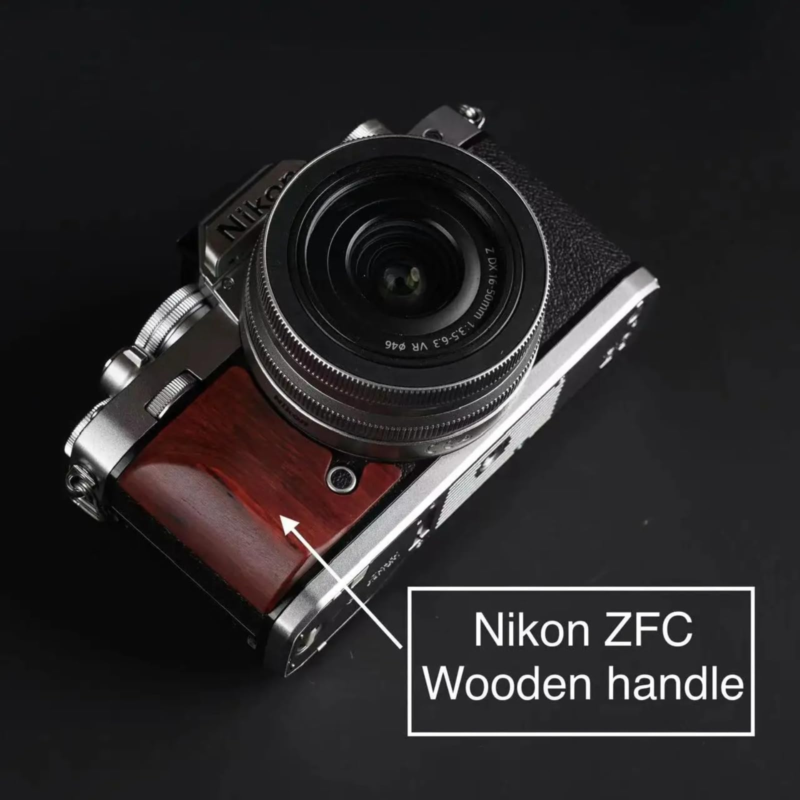 Amazon | カメラハンドル木製ハンドグリップホルダーベースプレート
