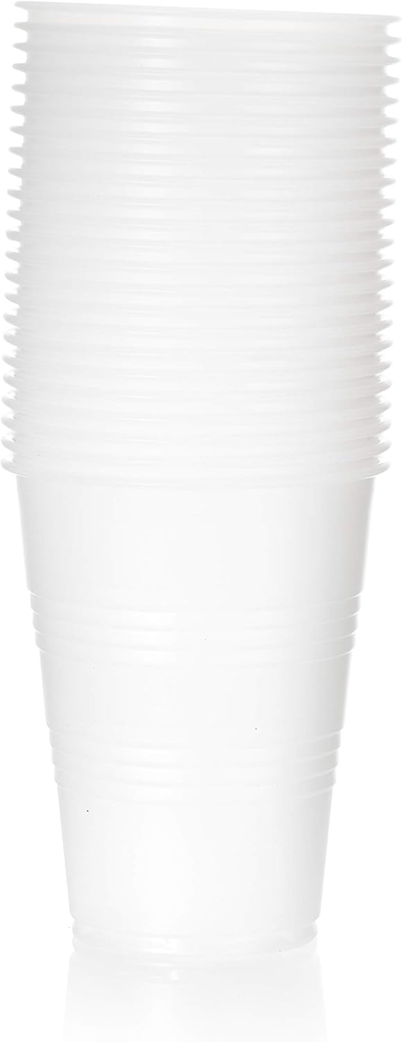 [2500 PACK] 9 oz Clear Plastic Cups - Disposable 9 Ounce Cold Drink Party Cups - Cold Drink, Soda Cups, Party Cups, Drinking Cups for Home, Office, Events, Wedding, Parties and Takeout