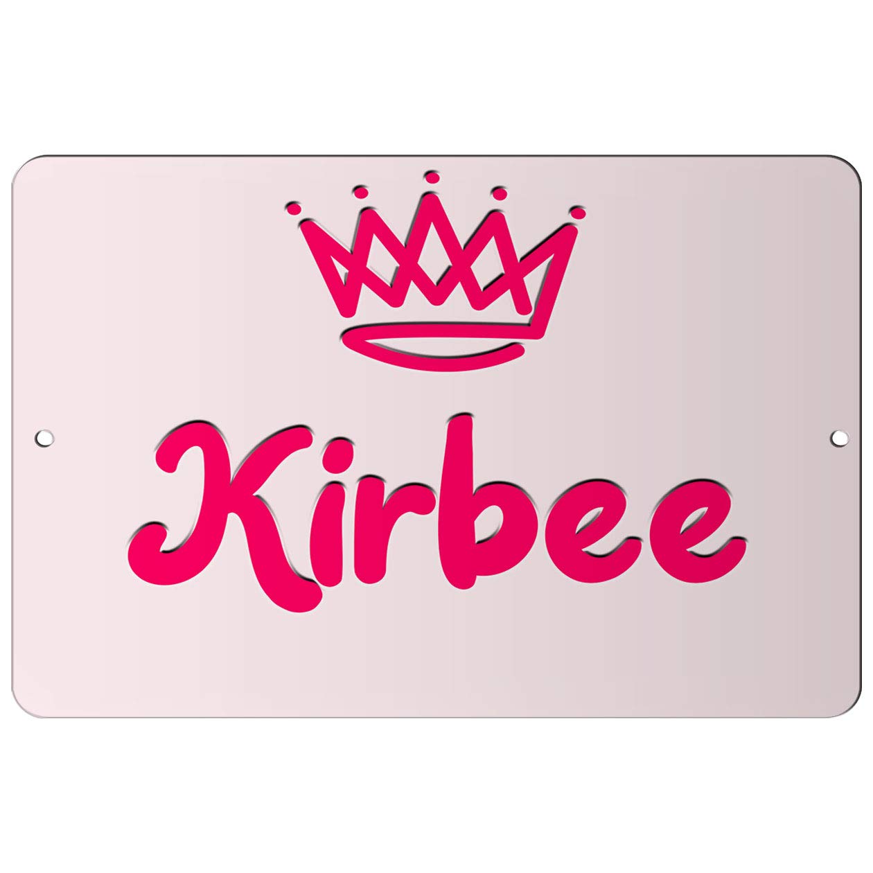 Makoroni - Kirbee Girl Female Name 8x12 inc Aluminum Decorative Wall Street Sign