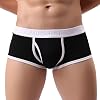 Generic Men's Cotton Soft Performance Boxer Briefs,Breathable and Cool Stretch Fabric Separated Pouch Bulge Pouch Underwear
