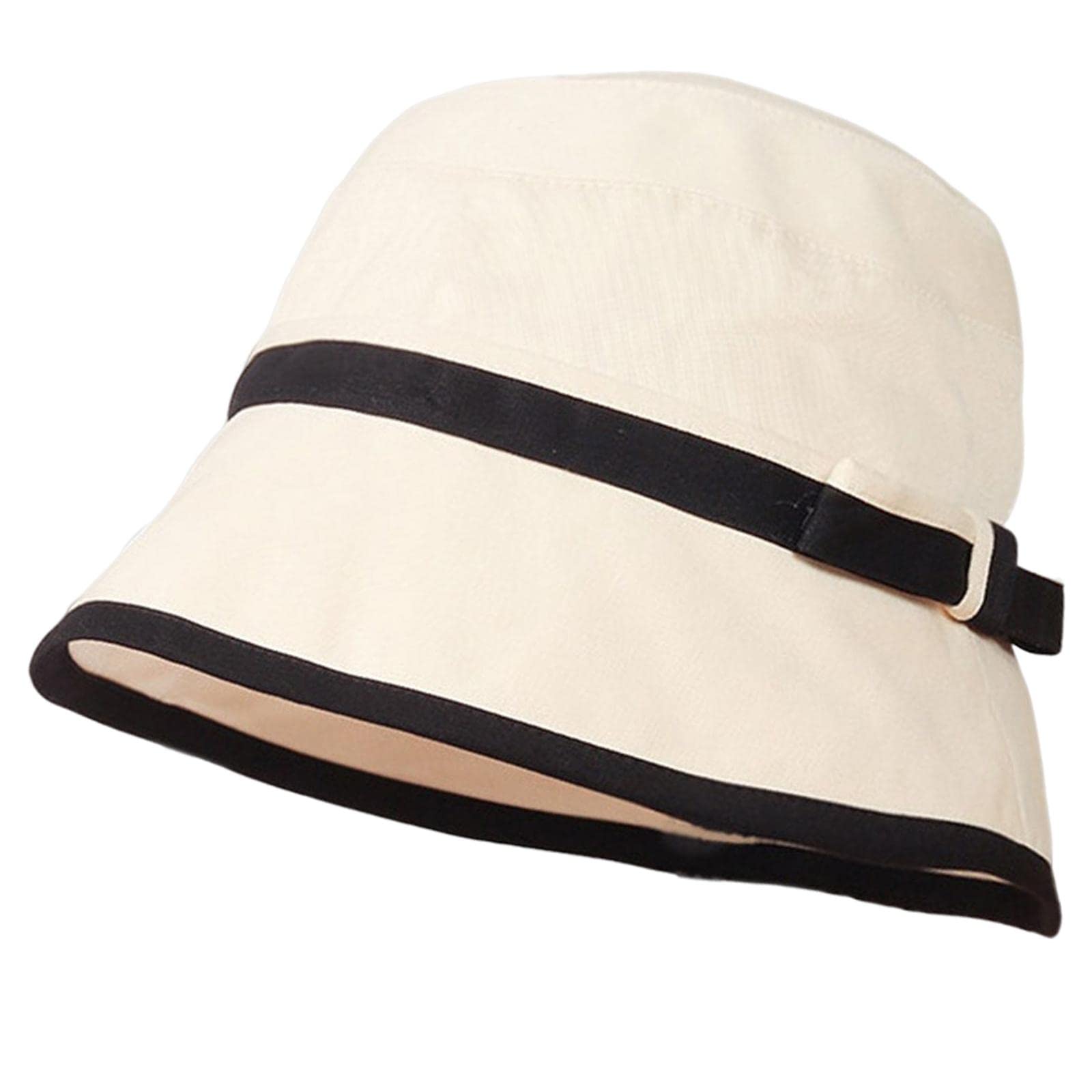 Women Bucket Hat Ladies Cotton Sun Protective Hat for Outdoor Hiking White|Clothing, Shoes & Accessories | Womens Accessories | Hats-image-36