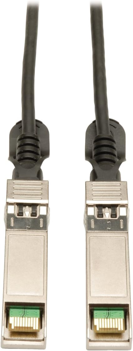 Tripp Lite SFP+ 10Gbase-CU Passive Twinax Copper Cable, Black 3M (10-ft.) (N280-03M-BK)