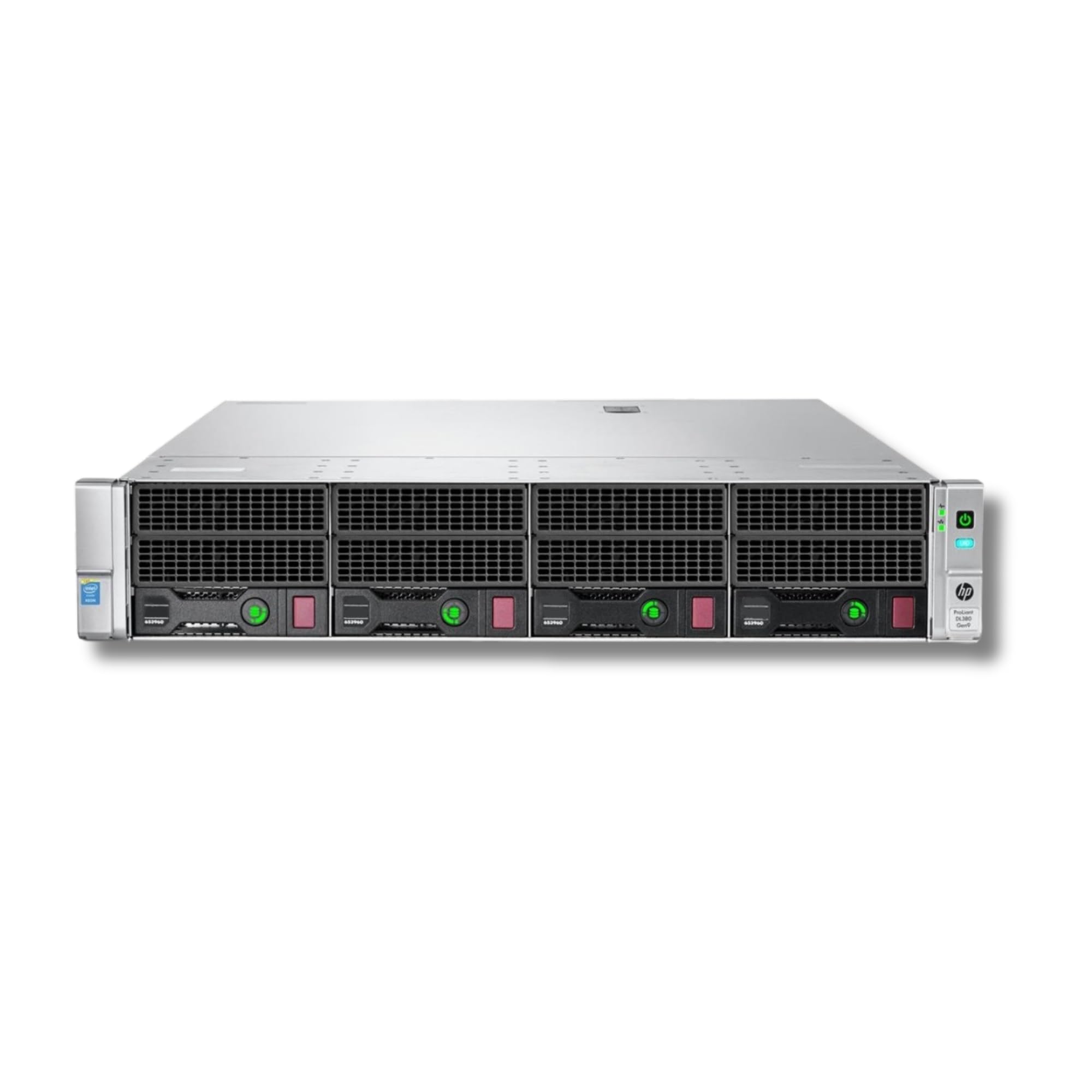 HP ProLiant DL380 Gen9 Server Rack | 2x Intel Xeon 2690 V3 | 128 GB RAM | 2x SAS 3.5" 4TB | iLO Raid Controller H8404 NO OS (Generalüberholt)