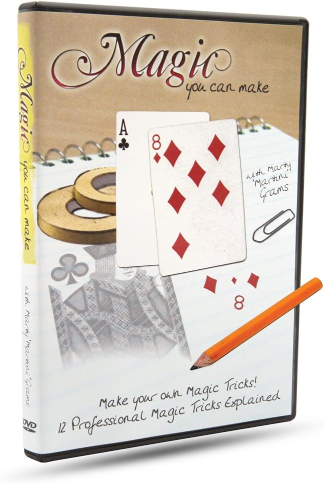Magic You Can Make with Marty "Martini Grams, DVD - 12 Professional Magic Tricks Explained