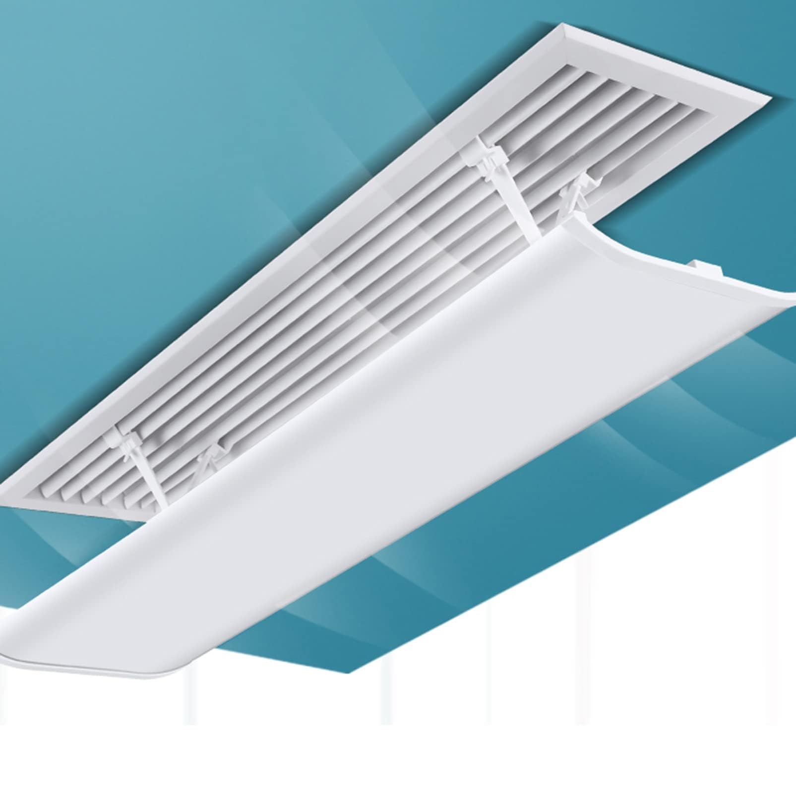 Deflettore Di Flusso For Condizionatore D'aria, Copertura For Bocchetta Di Ventilazione Centrale AC, Deflettore Anti-soffiaggio Diretto Regolabile, For Bocchette/camper/sistemi Di Climatizzazione/aria