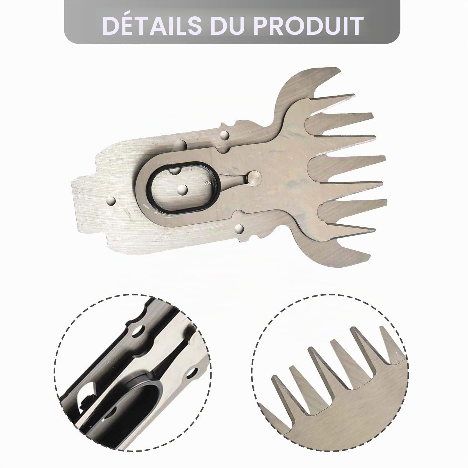 Lame de rechange en métal fiable pour outils d'entretien de pelouse sans fil Bosch AGS ASB 10 8 Li