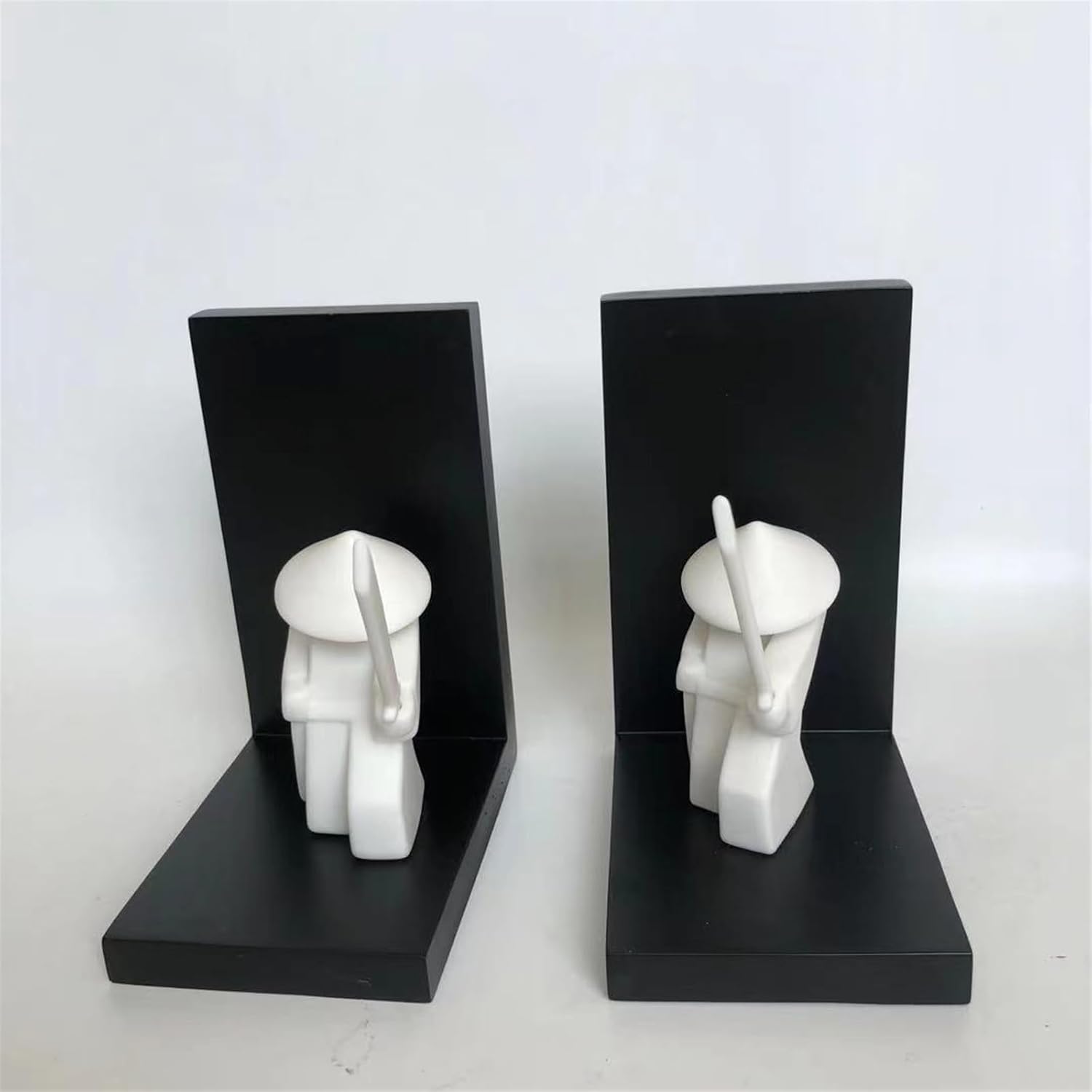 Book Ends Bookends Resin Bookends Bulk Book Ends for Shelves Decorative Bookends Chinese Zen Bookends for Shelves Office Home School Book Ends for Shelves
