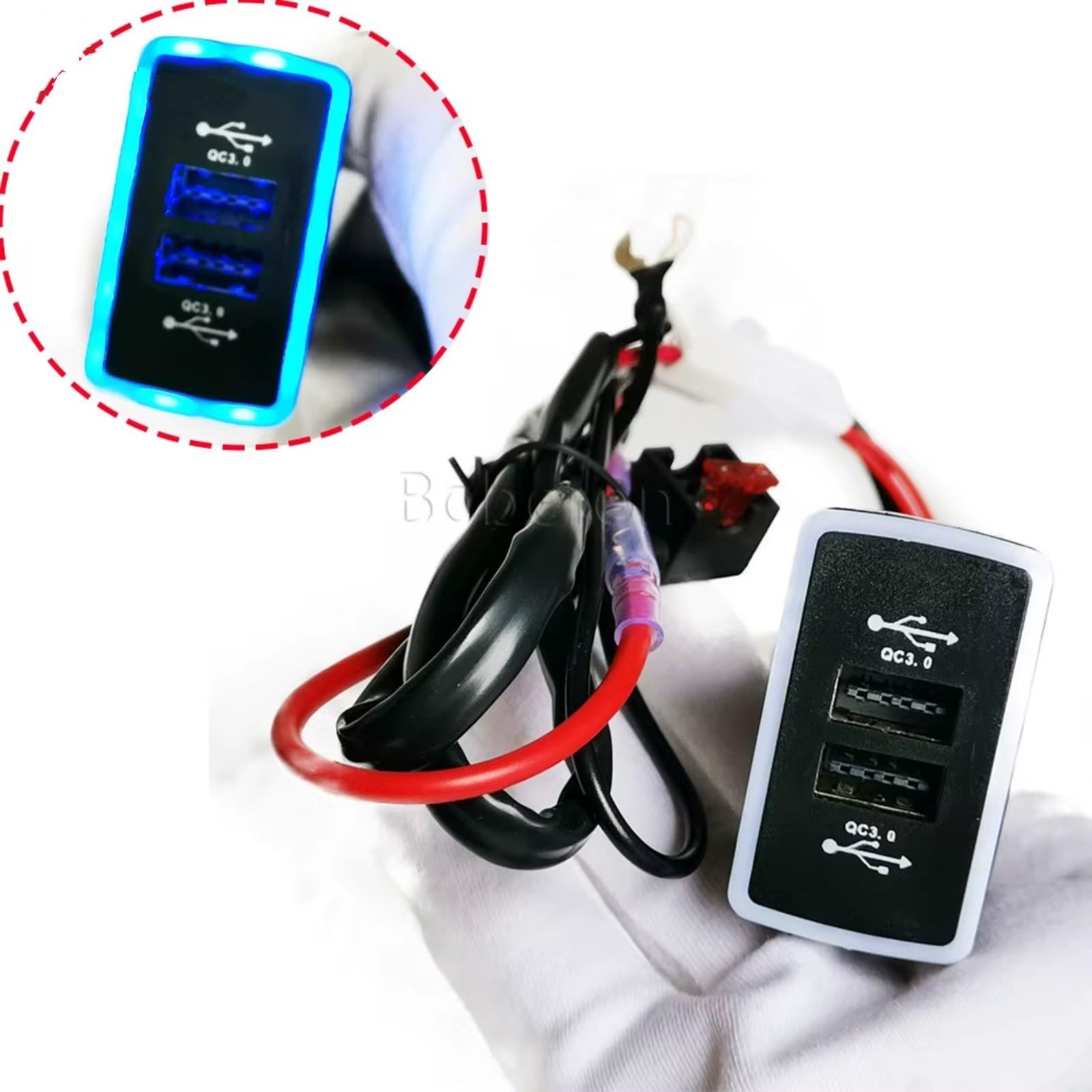 Interruttore Auto USB AUX Console Presa USB Compatibile Con Hrv Per Vezel 2008-2013 12V 24V Auto Dual QC3.0 Presa Ricarica Adattatore Presa Ricarica Del Telefono | []