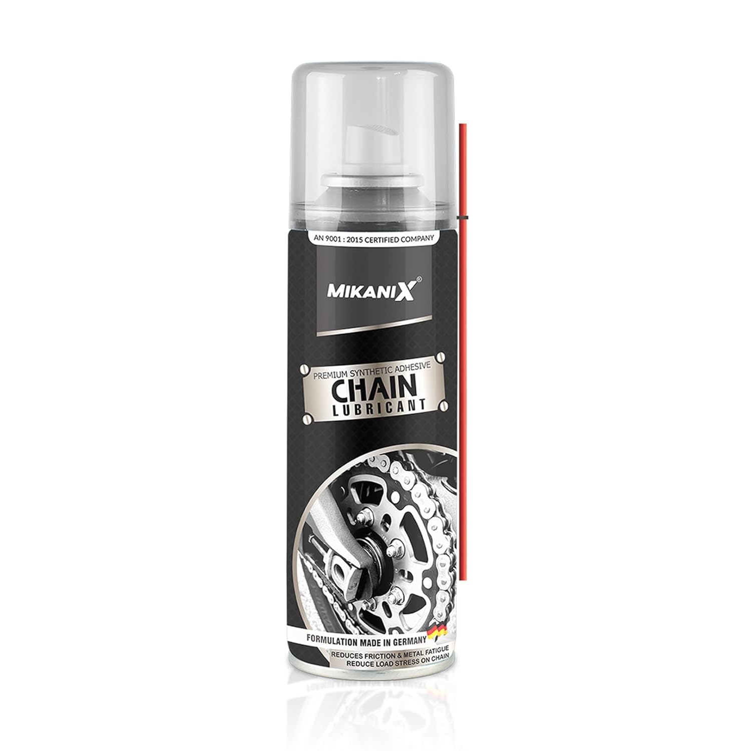 MIKANIX Bike Chain Lubricant Spray for Motorcycles | Premium Synthetic Chain Lube Reduces Friction, Rust & Wear | Smooth Performance Chain Care Spray for Bikes & Scooters-image-3