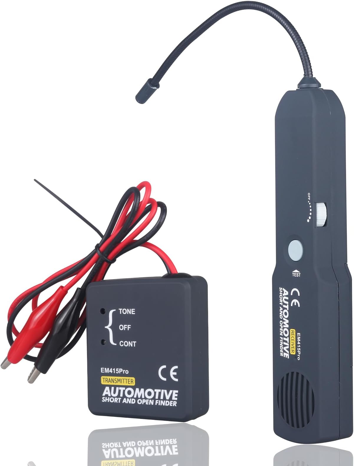 Cable Circuit Wire Tracker Automotive Electrical Open & Short Finder Circuit Tester with Tone Generator - Cable Wire Breaker Tracker, Circuit Fault Finder, DC 6-42V Probe Car Diagnostic Tools