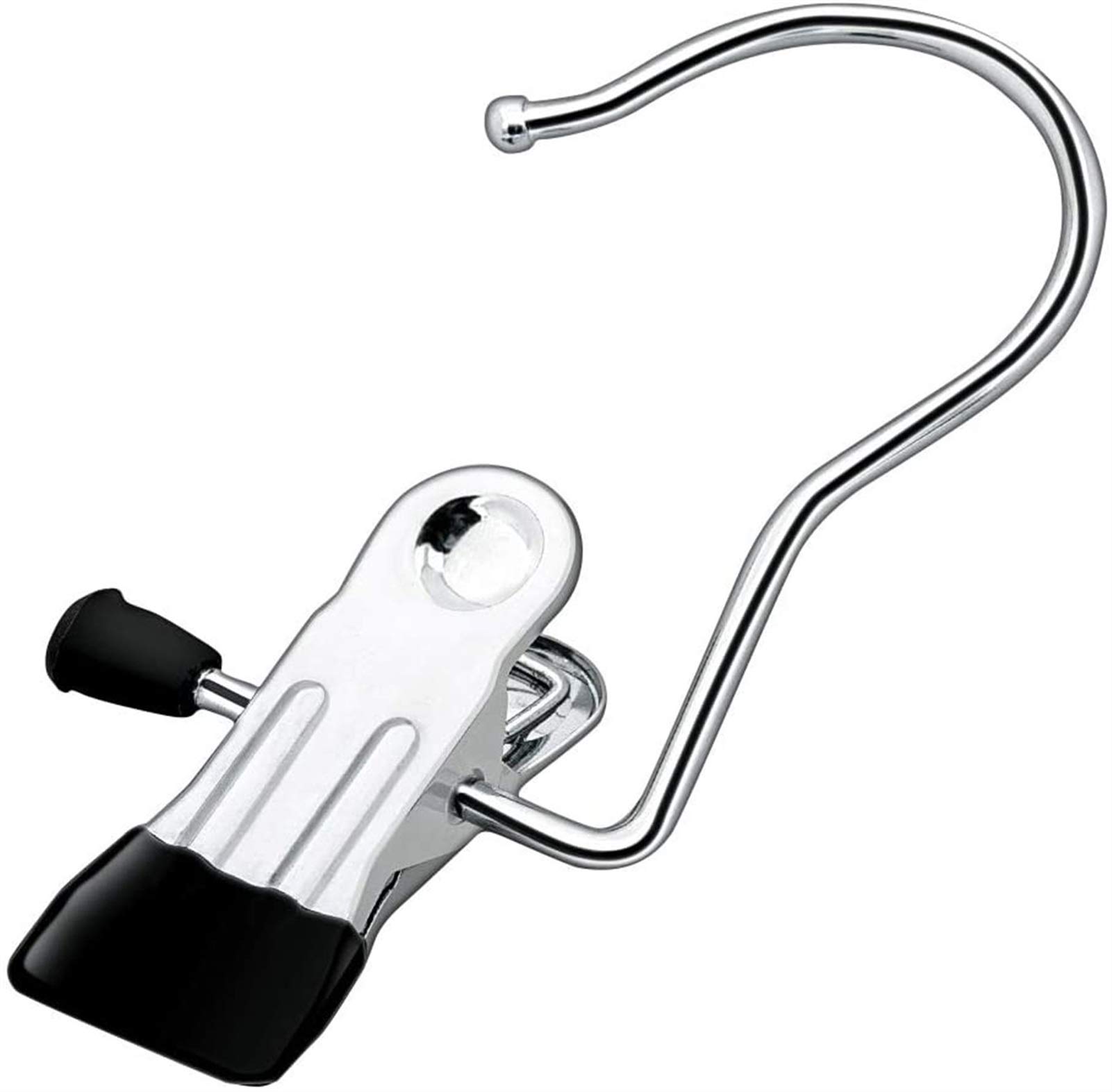 Clips en acier inoxydable paquet de 10 grands crochets pour rideaux et chaussettes