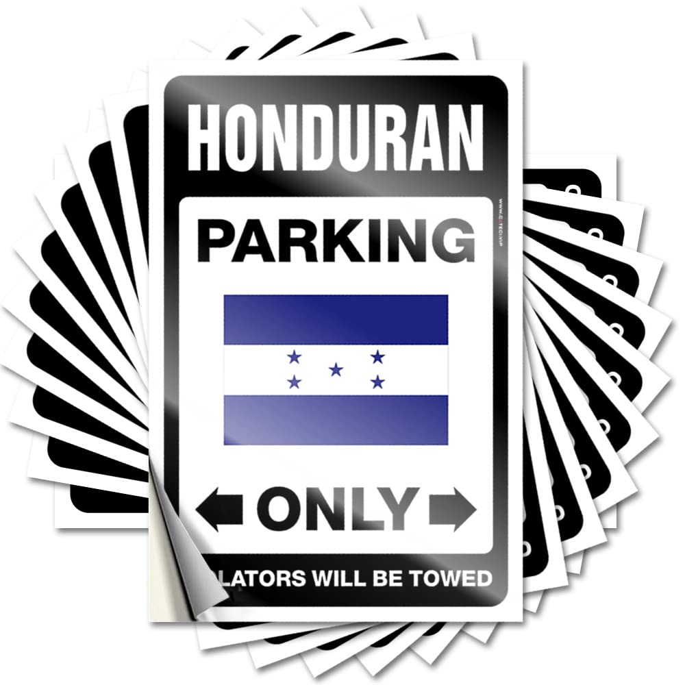 Honduran Parking Only Camper Decor Coastal - Decals Water Waterproof Decal(8X12CM)