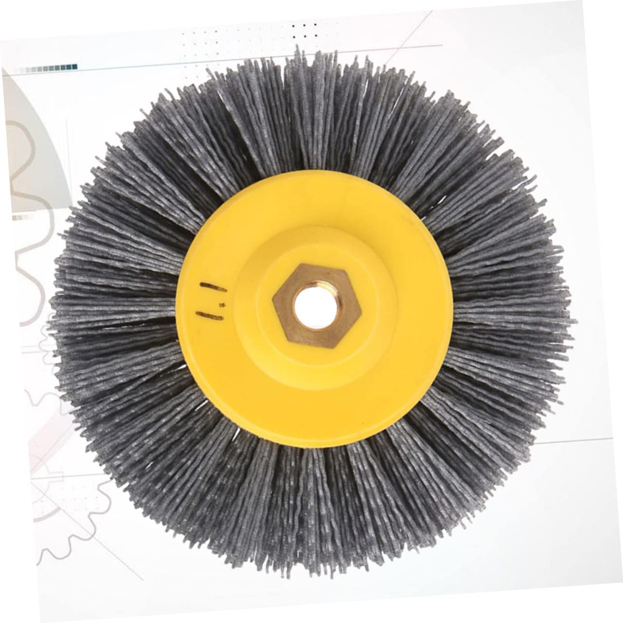 Rueda de Pulido Herramienta para Amoladora Eléctrica de Nylon para Eliminar Capa de Óxido en Superficies Metálicas