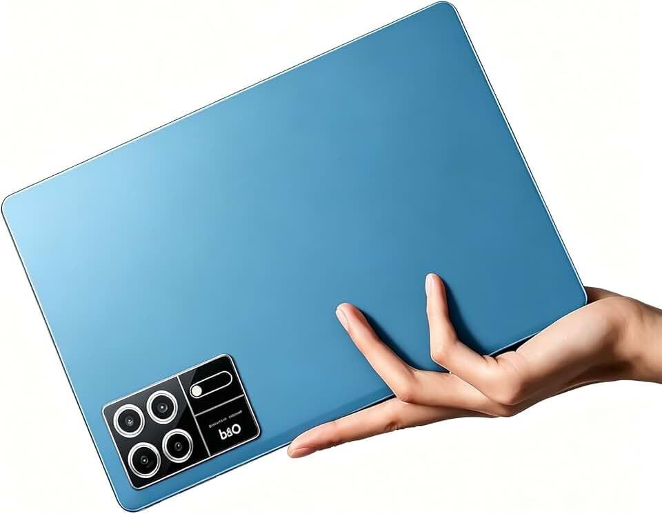 Tablet Xixaomiro S12, 10.1 Polegadas, Android 14, 8GB+128GB, acompanha Película, Caneta Stylus, Teclado, Mouse e Capa, Tela 1920x1200, Wi-Fi 5G, Câmeras 13MP e 5MP, Bateria 8000mAh (Azul)