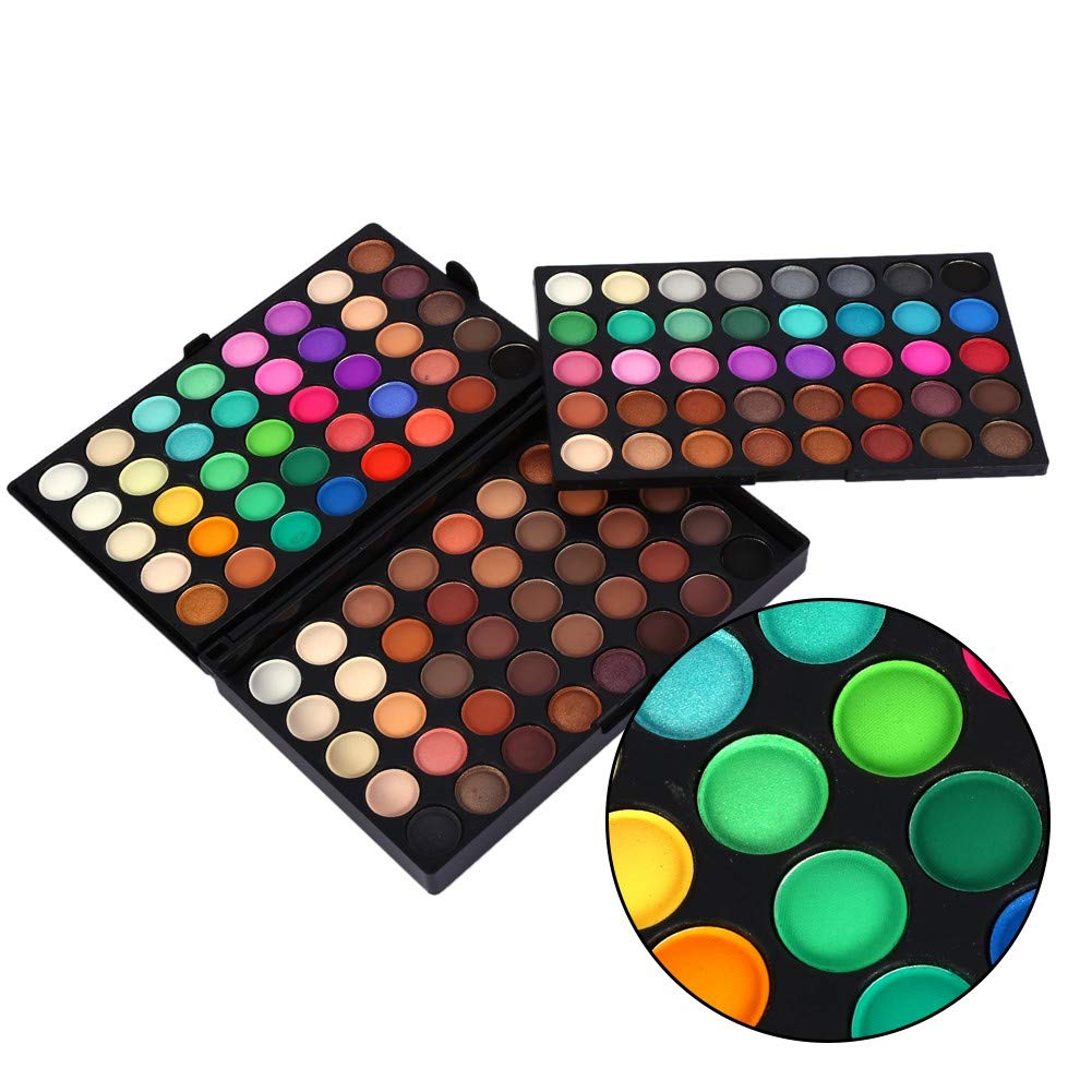 FILFEEL Palette di ombretti 120 colori Professionale Shimmer Matte Eye Makeup Powder Set di cosmetici impermeabili Set di strumenti