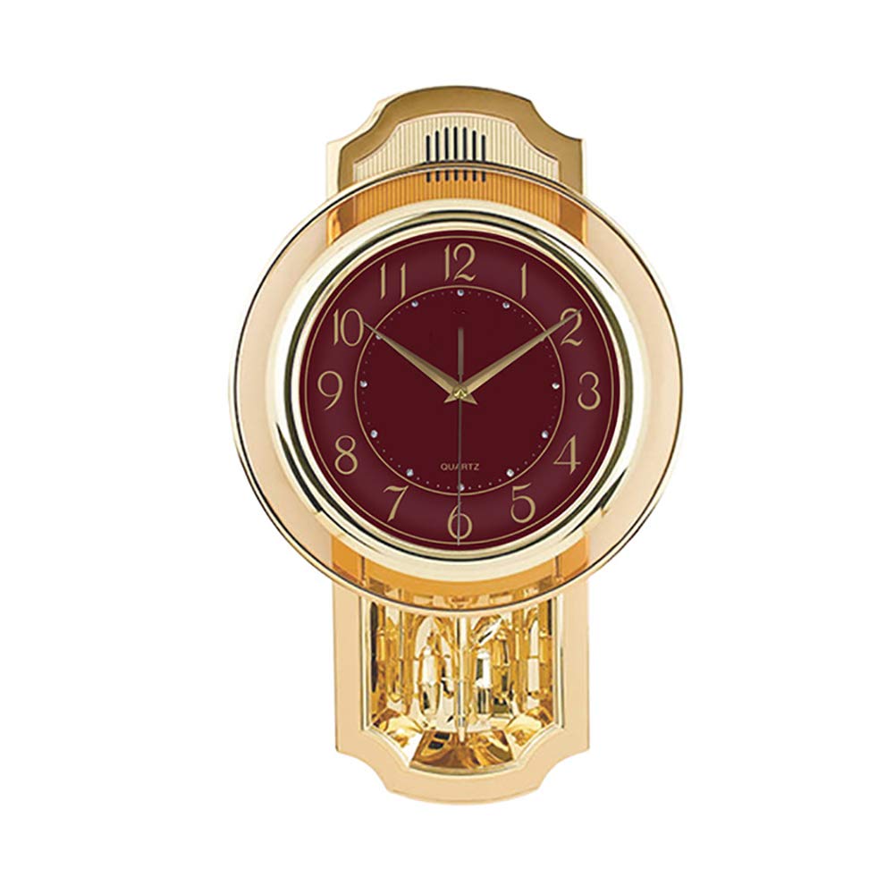 Horloge murale à pendule NaoSIn-Ni avec pointeur en métal peint
