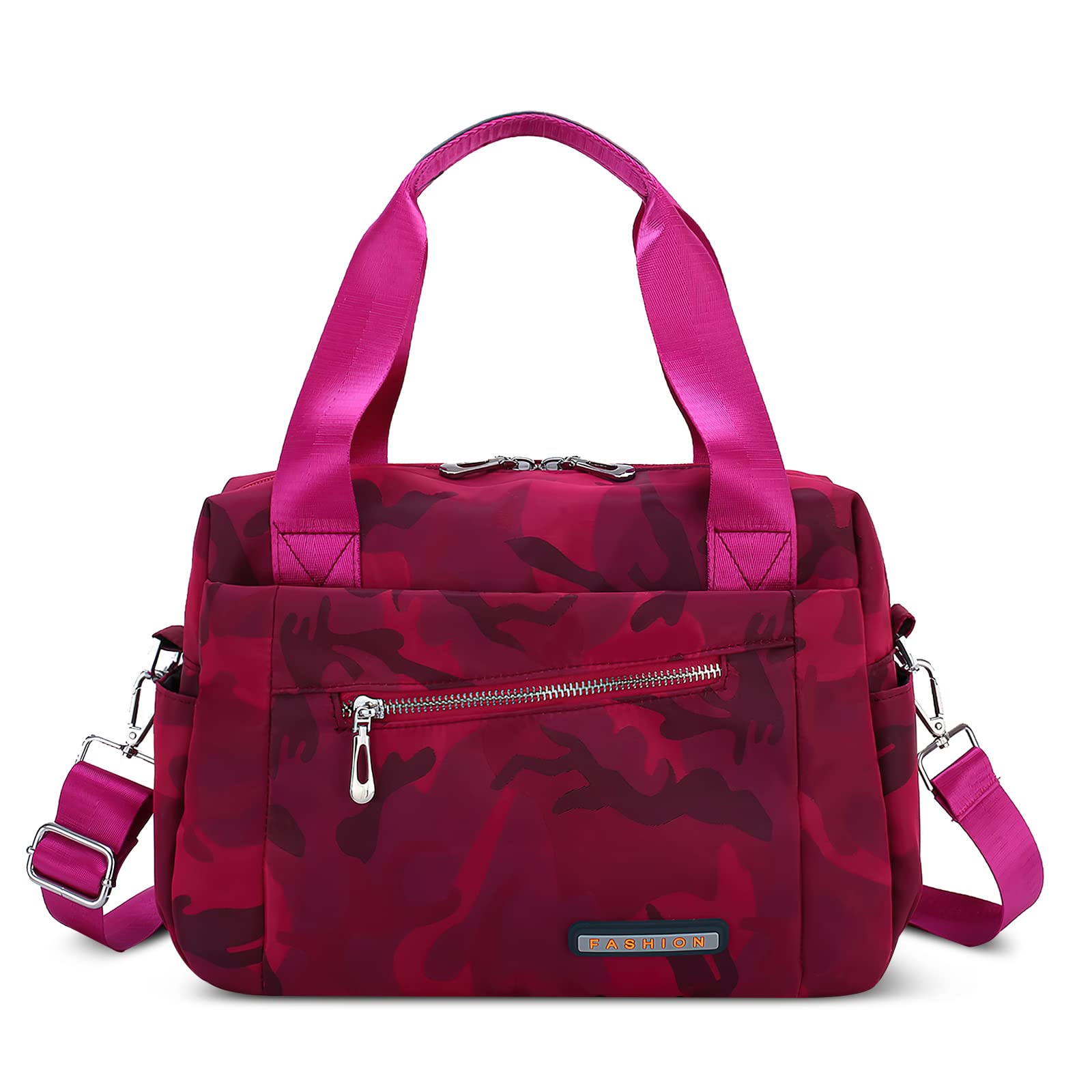 DIRRONA Borsetta da Donna Moda Borsa a Tracolla Nylon Casuale Leggero Borsa a Spalla Donna Viaggiare Lavori Shopping Università Donna Tote Crossbody Bag Tracolla Regolabile