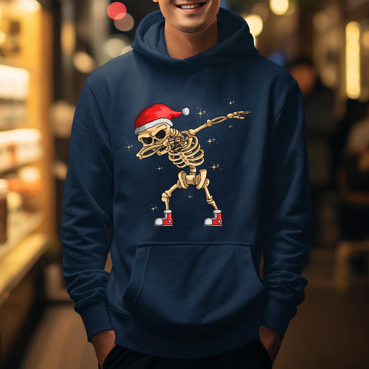 Dab Dabbing Scheletro - Maglione natalizio