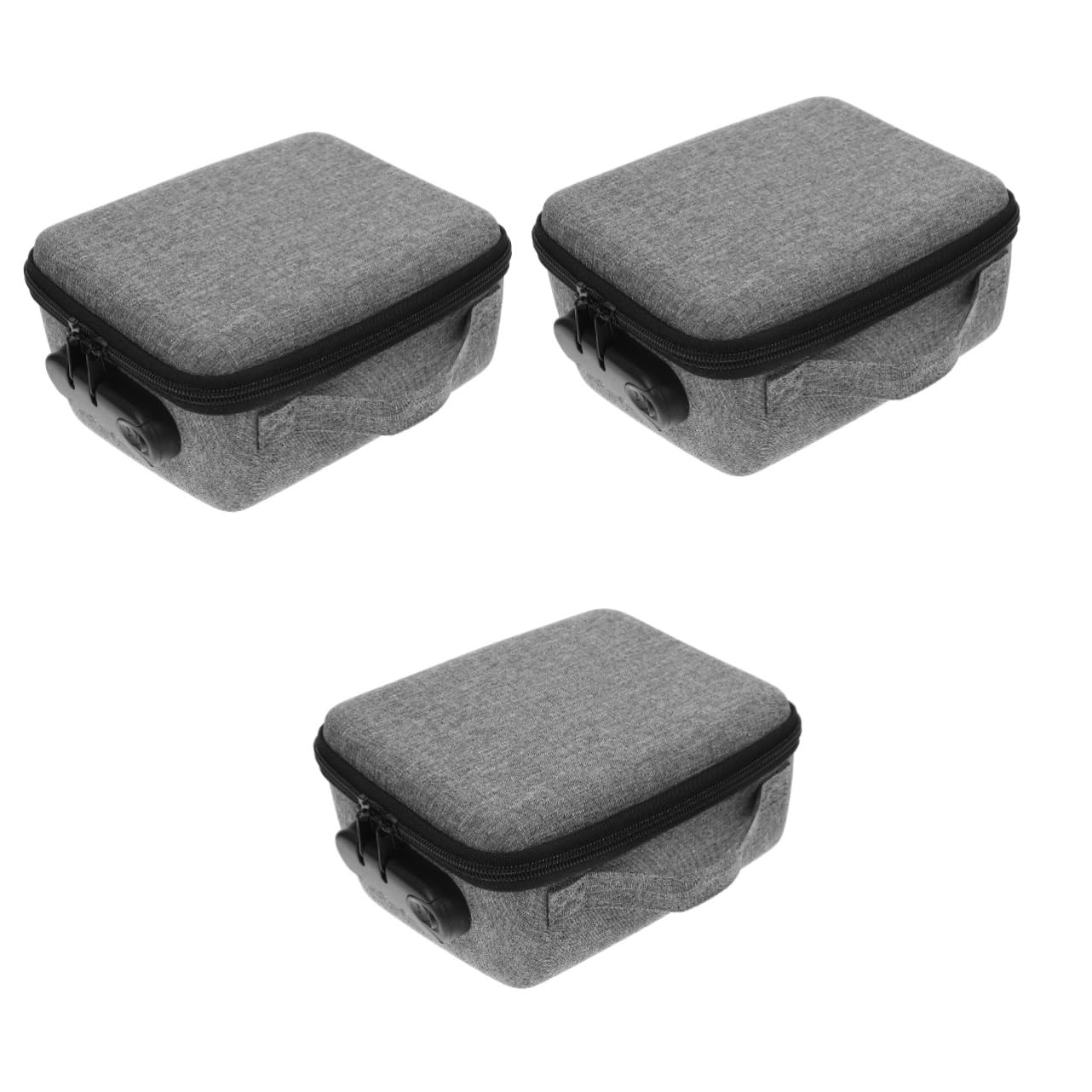 MAGICLULU 3stücke Stamper Organizer Dokumententasche Mit Schloss Tragbare Reisetasche Für Pässe Karten Und Wertsachen Große Kapazität Mehrschichtige Fächer Vielseitig Nutzbar