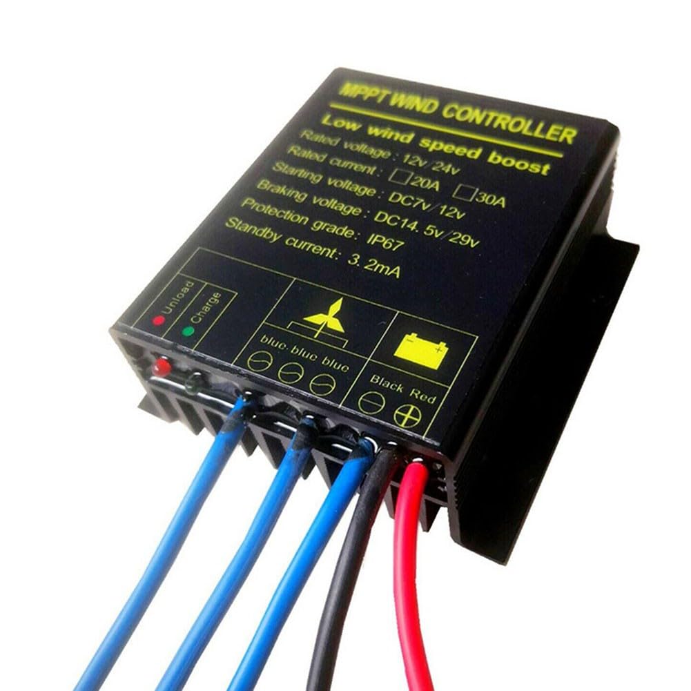 Controlador de carga MPPT turbina eólica 12V/24V 800W arranque bajo