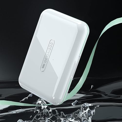 Vista 43 de Pastillero organizador de pastillas impermeable de 4 compartimentos, caja de medicina portátil de viaje, contenedor de píldoras sin BPA para Negro