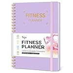 Fitness Workout Journal for Women & Men, A5(5.5 x 8.5) Workout Log Book Planner for Tracking, Progress, and Achieving Your Wellness Goals-Lavender