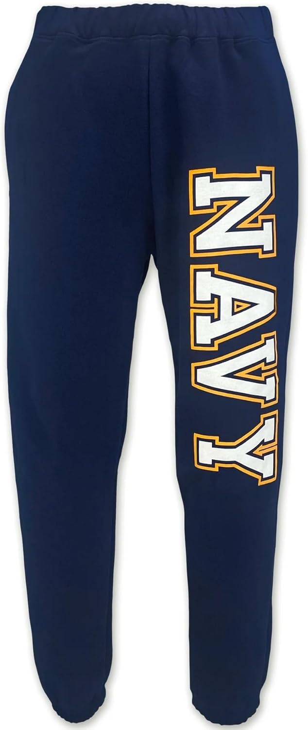 Armed Forces Gear Navy Bold Block Sweatpants (Navy)