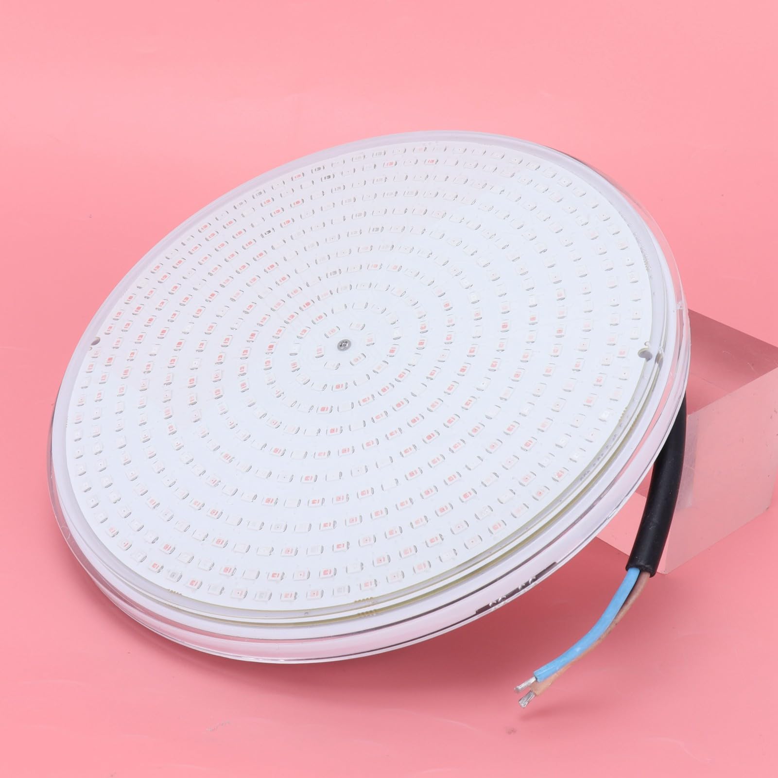 YWBL-WH Oświetlenie Basenowe IP68 Wodoodporna Podwodna z Pilotem 18W RGB LED do Basenów, Akwariów i Wanien (25W)