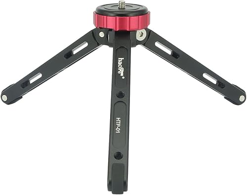 Haoge HTP-01 - Trípode de sobremesa para cámara réflex digital de ángulo bajo pa