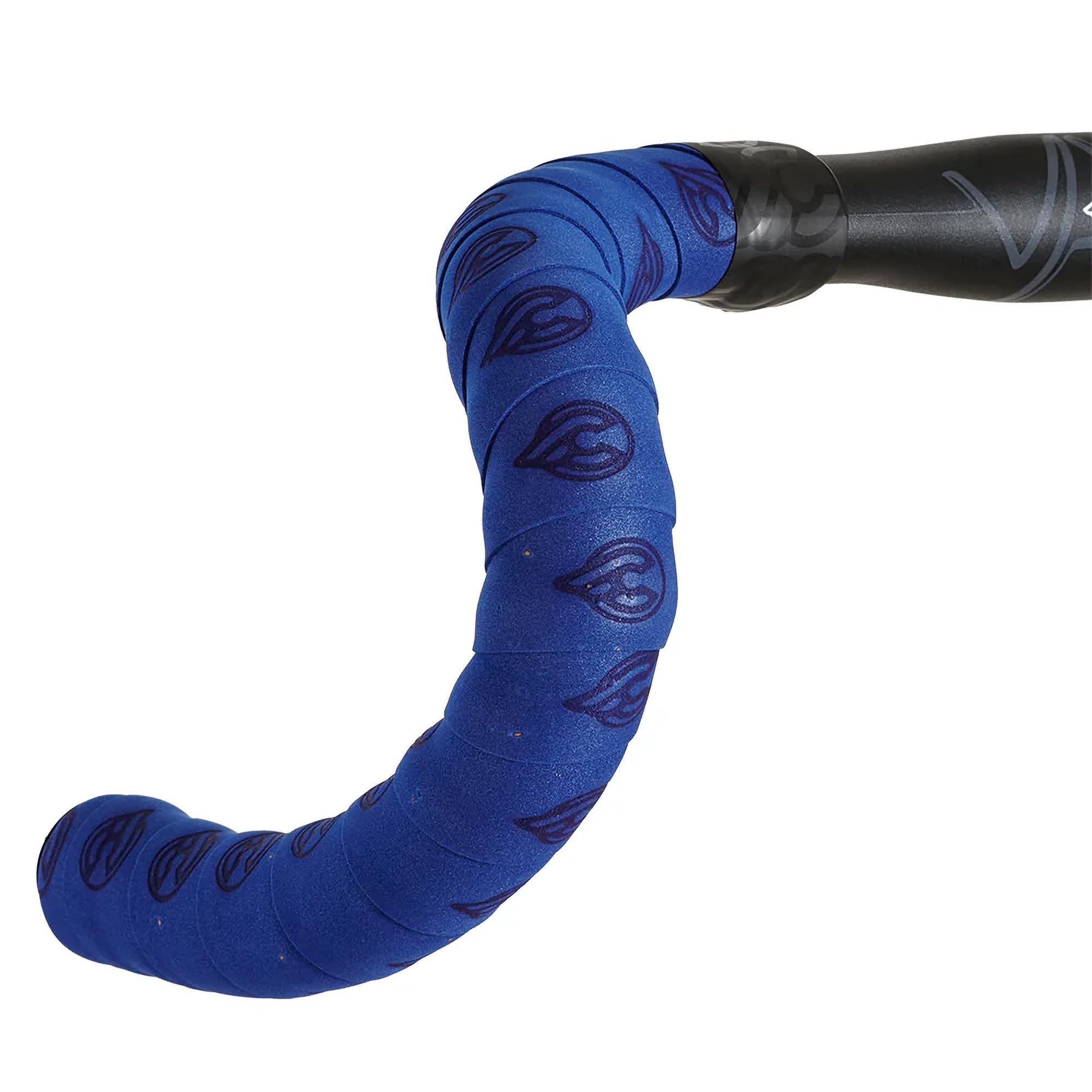 Cinelli Original Cork Handlebar Tape & Plugs, Denim Blue