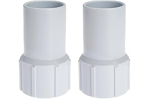 ProVent 1-1/2 Inch Pool Hose Threaded Hose Cuff Replacement for Swimming Pool Vacuum Hose