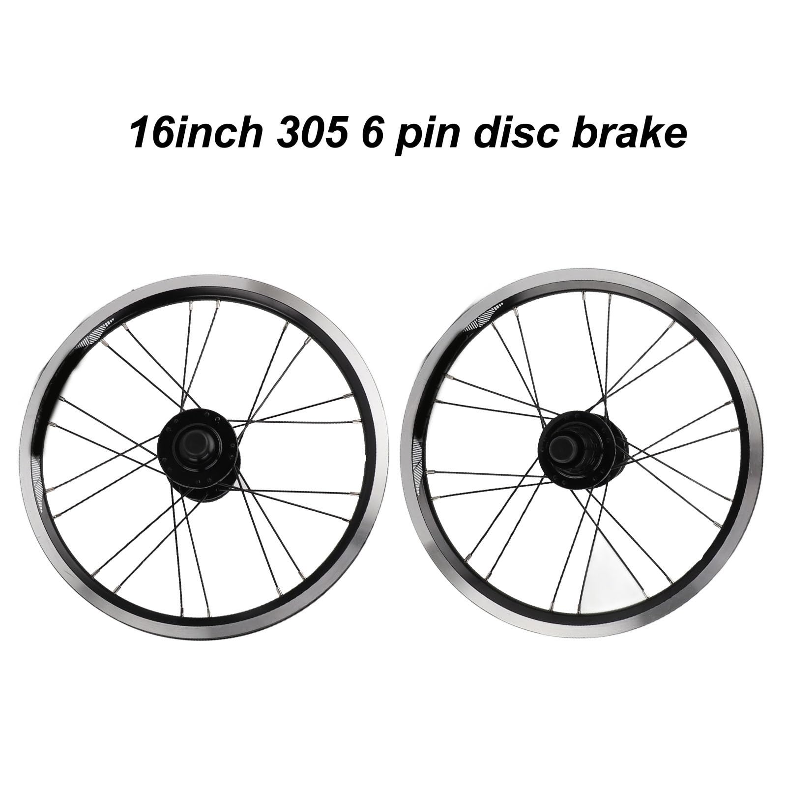 Amazon | 16インチの自転車ホイールセット ダブルアルミ合金リム