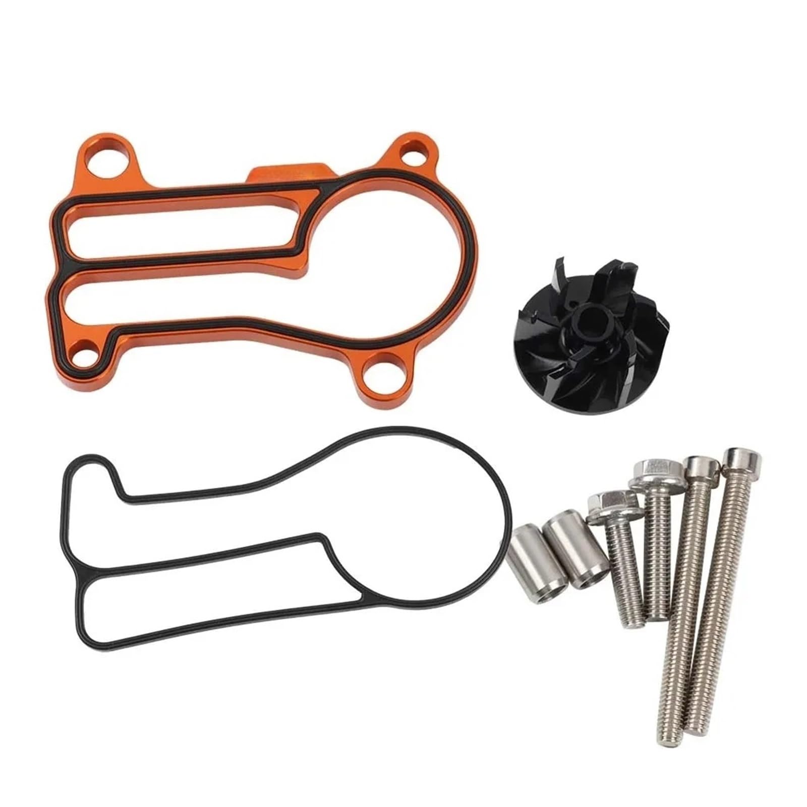 "Części motocyklowe Zespół pompy " Pasuje do Pasuje do EXC XCW Pasuje do XC-W SX XC 250 300 Pasuje do Husq&varna TE Chłodnica pompy wodnej Wirnik dystansowy(Orange)