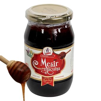 Turkish Mesir Paste, Traditional Ottoman Paste with 41 Spices, Manisa Palace Delicacy, Energy and Vitality Support - 400g