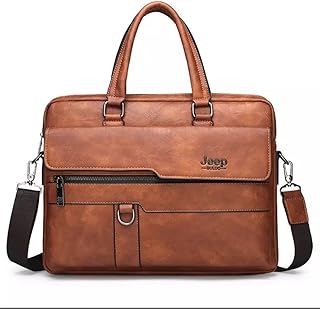Havan Unisex Leather Laptop Shoulder Bag