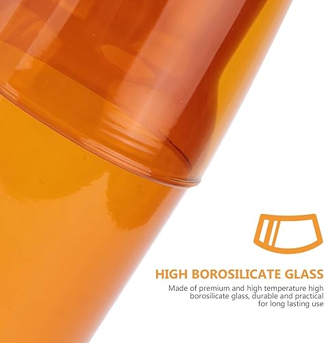 Miniatura 6 de Cabilock Juego de botellas de agua de hotel, jarra de vaso de vidrio de gran capacidad, vidrio de borosilicato, herramientas esenciales para beber