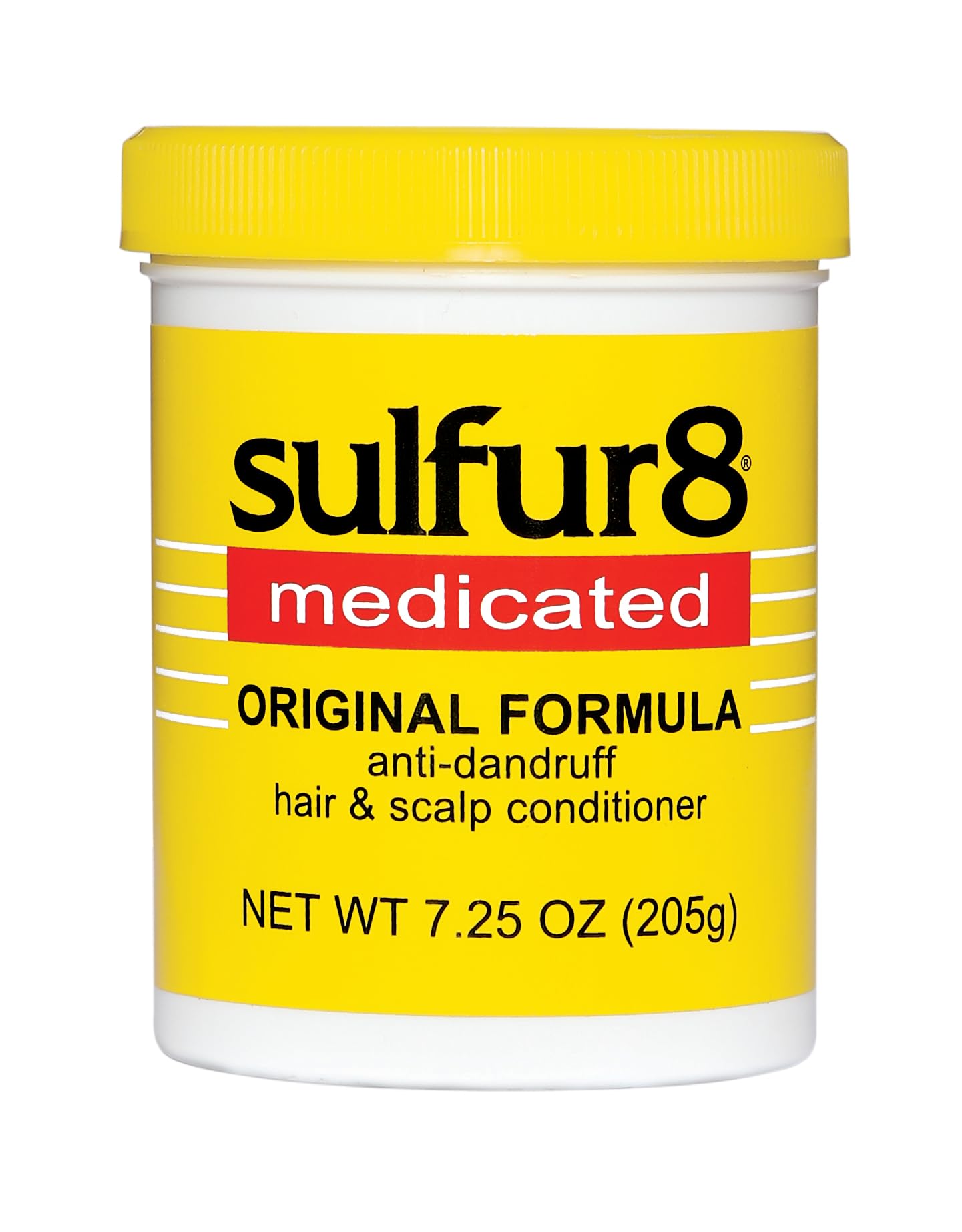 Sulfur 8 Medicated Anti-Dandruff Hair and Scalp Conditioner Original Formula, 7.25oz