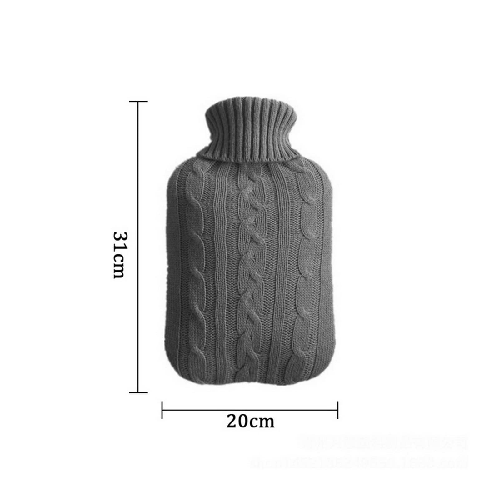 Termofor Hot Water Bag Cover Warm ，Heat Preservation Hot Water Bottle Cover For Winter Keep Warm Cover Butelka z gorącą wodą, trwała (Color : 01)