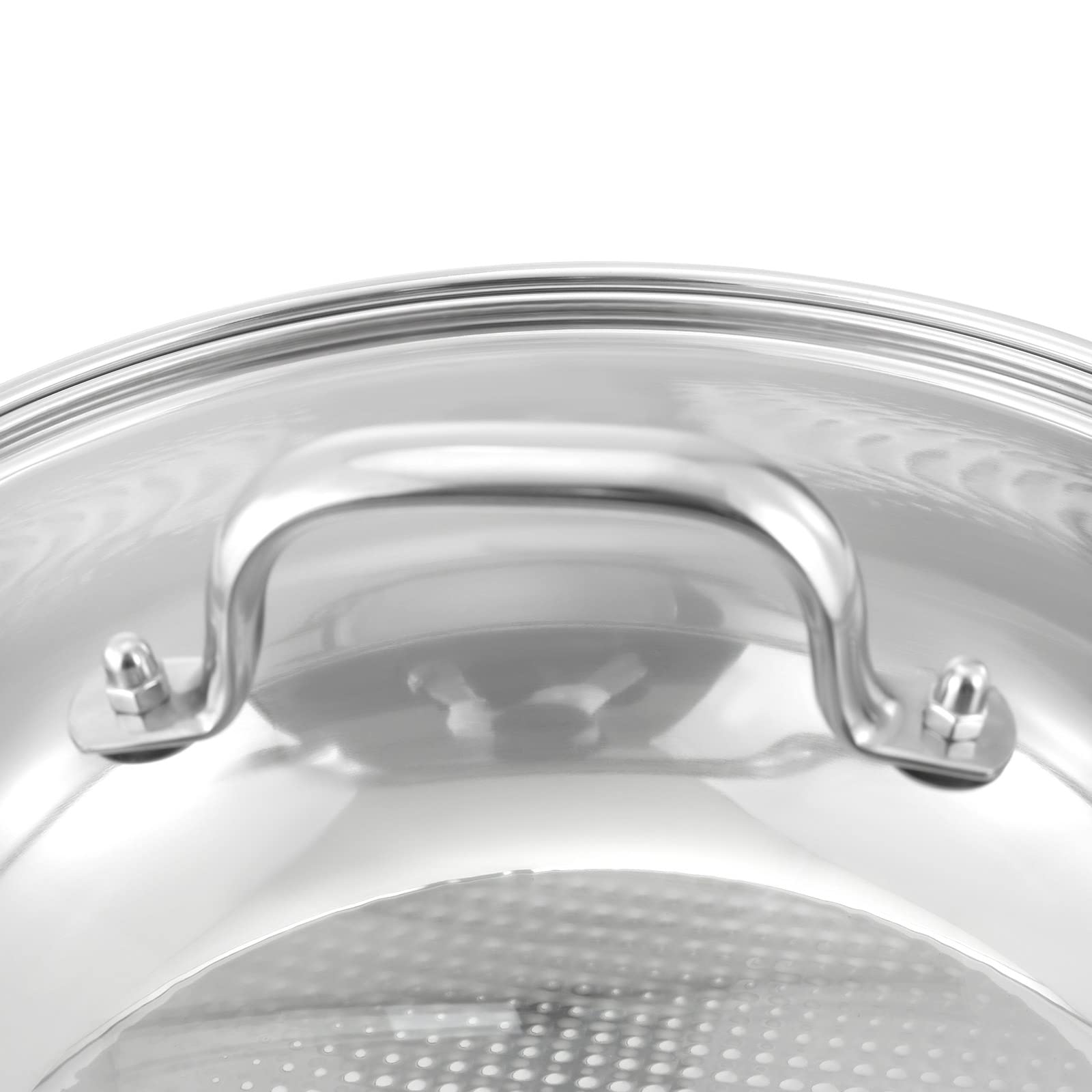 5 Etagen Dampfgarer, Edelstahl Dampfkocher, Dampftopf für Gas, Induktion, Elektro, Keramik (28cm)