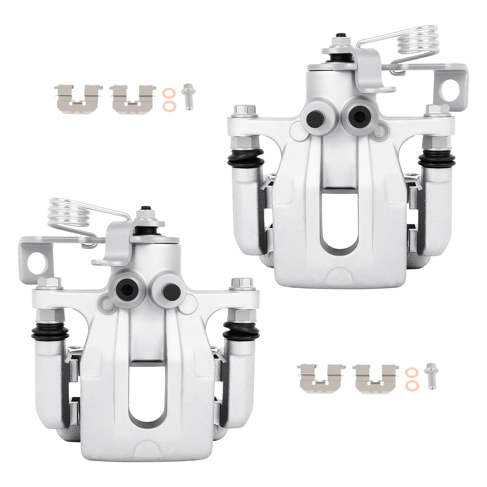 cciyu Rear Left &amp; Right Disc Brake Calipers With Bracket 19B6455 19B6454