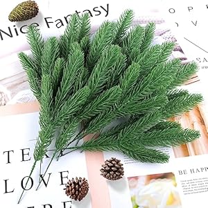 Hananona50pcsartificialpinebrancheschristmasgreeneryplantspineneedlesdiycedarpicksandspraysaccessoriesforchristmasgarlandwreathcraftandhomedecor50green Urban Country Home Decor Hananona 50 pcs artificial pine branches christmas greenery plants pine needles diy cedar picks and sprays accessories for christmas garland wreath craft and home decor 50 green urban country home decor
