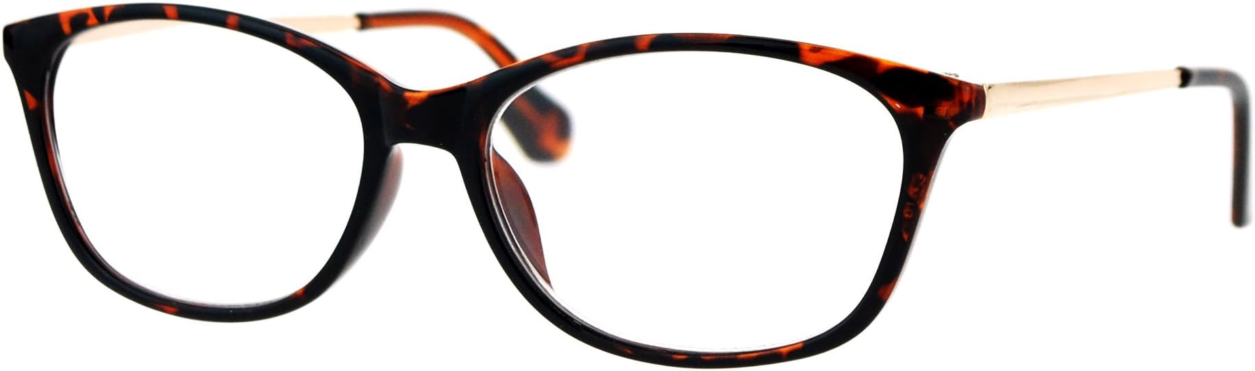 Womens Classic Mod Minimal Oval Rectangular Reading Glasses