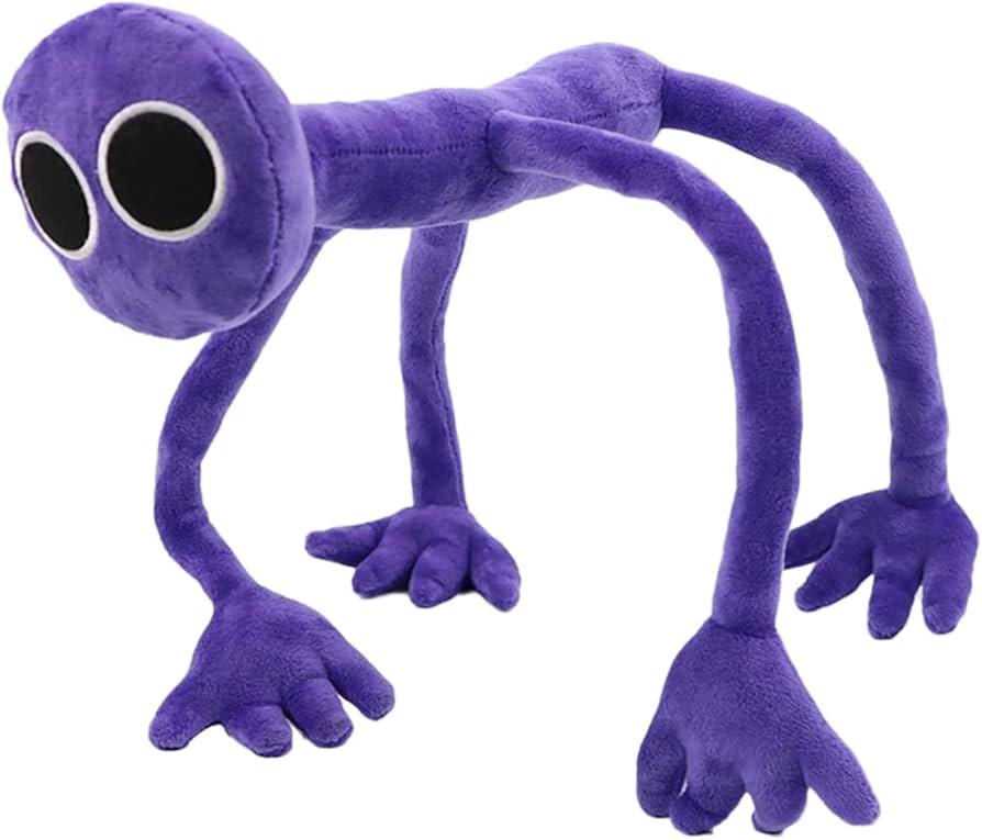 紫色の髪のキャラクター ぬいぐるみ 紫色の髪のぬいぐるみ