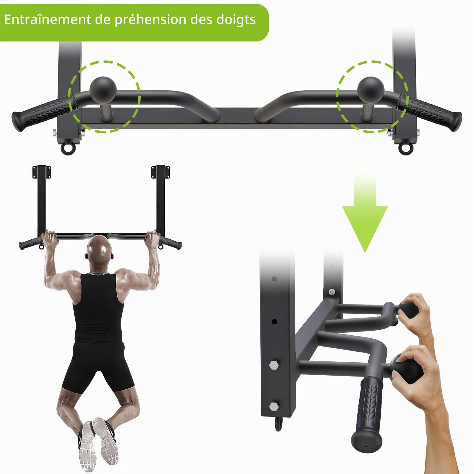 Kipika Barre de Traction pour Montage au Plafond
