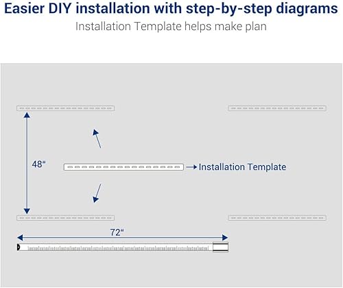 Miniatura 20 de FLEXIMOUNTS - Estante de almacenamiento de techo ajustable de 3 x 6 pies, para garaje, 72 pulgadas de largo x 36 pulgadas de ancho x 40 pulgadas