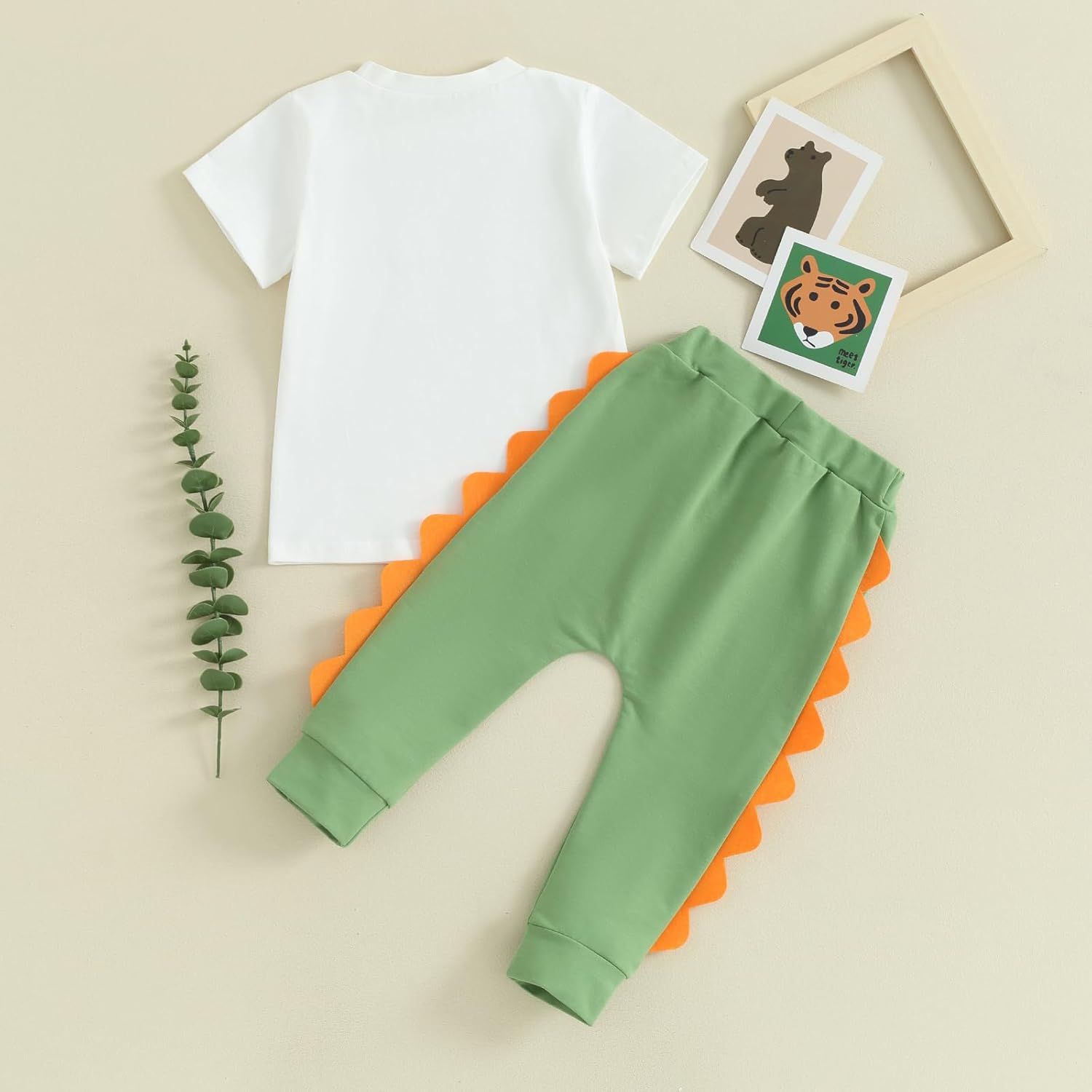 First Birthday Boy Outfit One Years Old Dinosaur Clothes Baby Boys 1st Birthday Outfits - Image 4