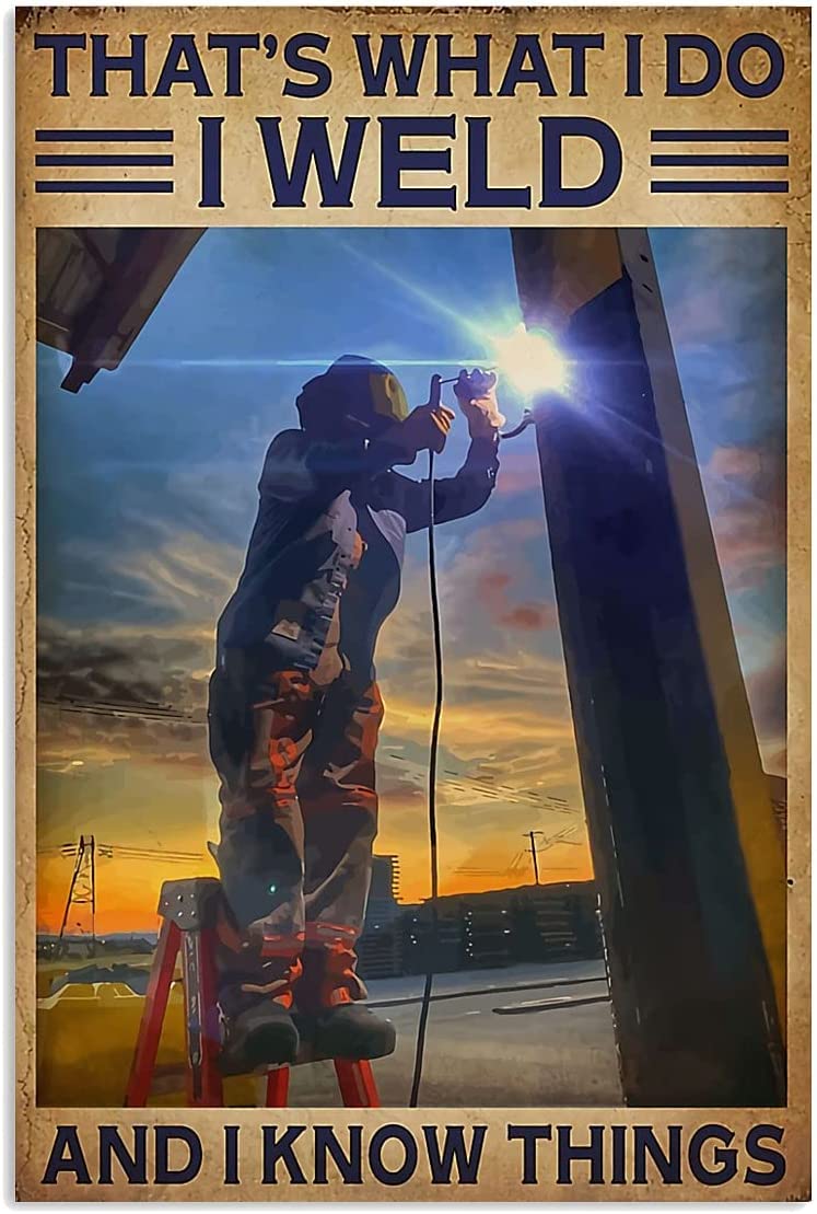 Assign Welder Diamond Painting Kits - Vintage Enjoy Life Art Full Drill Round Gem Cross Stitch Kits,for Room Decor,Wall Decor and Valentines Day Gifts - 8x12inch