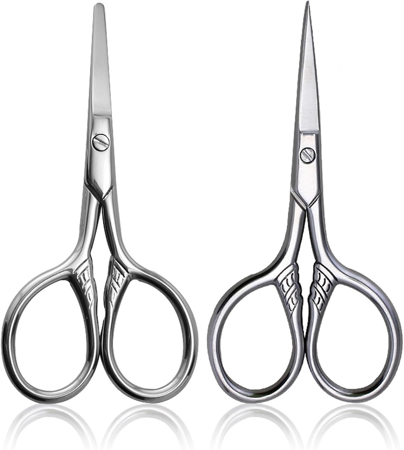 Scissors Stainless Steel Small Makeup Grooming Scissors Eyebrows For Manicure Nail Cuticle Beard And Mustache Trimmer Nose Hair Too