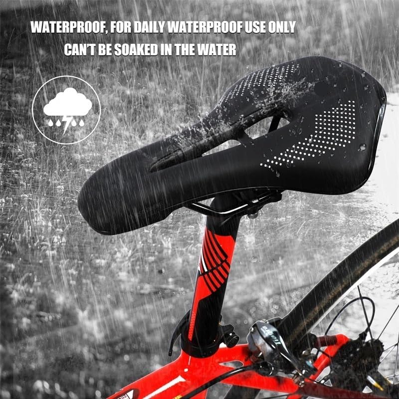 Bicycle Saddle Ultralight Road Bike MTB Short Nose Seat PU Leather Hollow Prostatic Design Comfortable Cycling Bike Parts