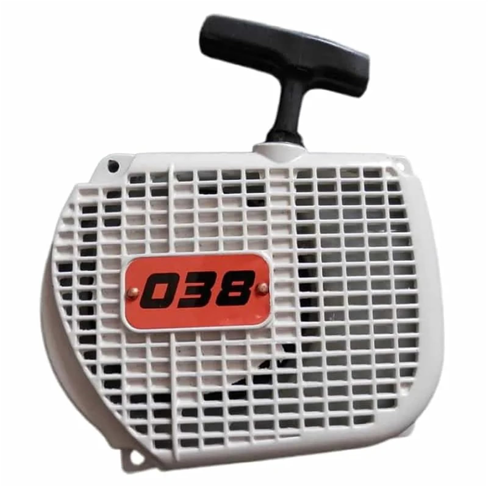 Arrancador de Retroceso 038S for motosierras 038W MS380 MS381 MS382, Mango de Agarre, Cubierta de Cuerda, Conjunto de trinquete de Arranque por Cuerda(038 Style)